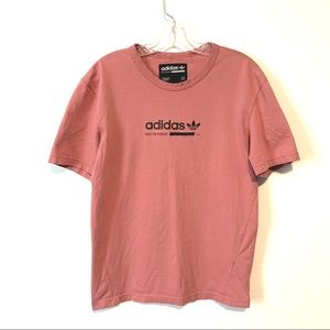 Pink Short Sleeve Adidas shirt size small